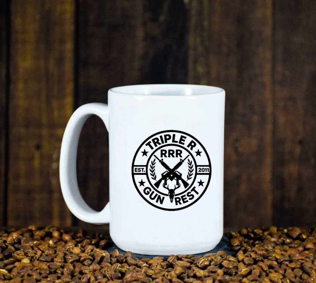 TRIPLE R GUN REST LOGO COFFEE MUGS