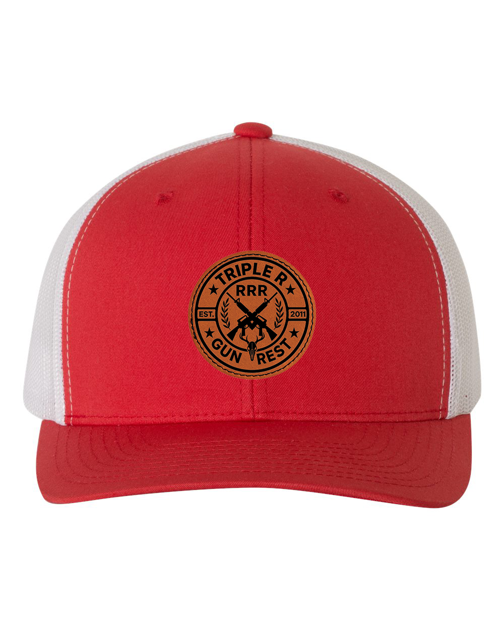 TRIPLE R LOGO LEATHER PATCH HAT SNAPBACK