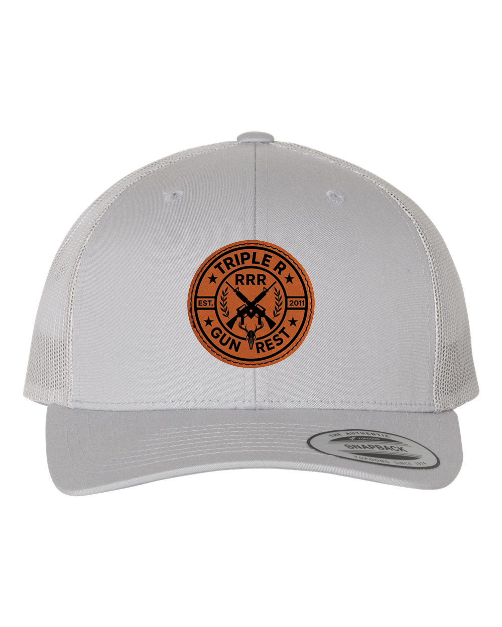 TRIPLE R LOGO LEATHER PATCH HAT SNAPBACK